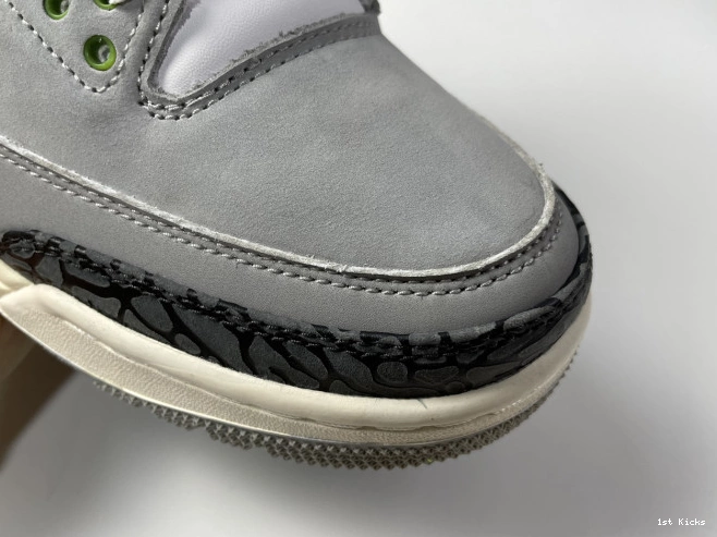 136064-006 Jordan Retro Air 3 Chlorophyll 0711
